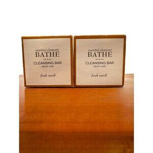 2 Essentiel Elements Cleansing Bar Soap NEROLI OATMEAL‎ Hotel Travel